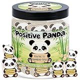 Positive Panda Jar With 60 Affirmation Cards – Emotional Support Panda Gifts For Teenage Girls, Stress Relief And Daily Encouragement, Panda Lover Gifts, Self Care Gifts For Women