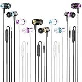 Rayleigh Wired Earbuds with Microphone and Heavy Bass Stereo 3.5mm