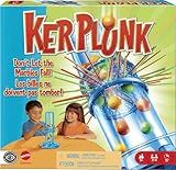 Mattel KerPlunk Kids Game, Easy-to-Learn Family Game for 2 to 4 Players, Don't Let The Marbles Fall