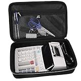 Aproca Hard Storage Travel Case, for Sharp EL-1801V Ink Printing Calculator and Thermal Paper Rolls