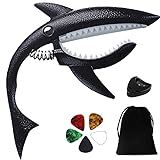 Rrayia Guitar Capo Shark Capo for Acoustic and Electric Guitar,Ukulele with Good Hand Feeling, No Buzzing and Durable,Gift for Musicians