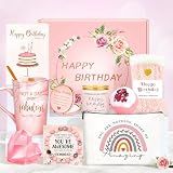 Birthday Gifts for Women Happy Birthday Gift Baskets for Women Unique Not A Day Over Fabulous Mug Gift ideas Pink Gifts Box Set Presents for Her Friends Mom Sister Wife Coworkers Daughter Aunt Mom