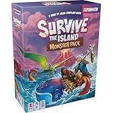 Asmodee Survive The Island Monster Pack Board Game Expansion - Add 3 New Monsters, Fun Adventure & Strategy Game for Kids & Adults, Ages 8+, 2-5 Players, 45 Minute Playtime