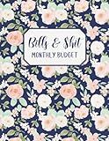 Bills & $hit Monthly Budget: Financial Planner - Paycheck Workbook to Track Expenses and Savings - Debt Payoff Tracker - No Spend Challenge - Undated ... Journal - Income Budgeting Organizer Book
