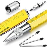 Gifts for Men, Hongred 6 in 1 Multitool Pen, Stocking Stuffers for Mens Gift for Him Husband, Father's Day for dad, Birthday for Men, Tools Cool Gadgets, Office Gift