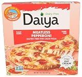 Daiya, Frozen, Dairy Free Gluten Free Meatless Pepperoni Vegan Pizza, 16.7 Ounce