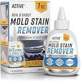 ACTIVE Mold Stain Remover Gel Cleaner Heavy Duty Stain Cleaner for Front Loader Washing Machine Seal, Bathroom Grout, Shower, Caulk - Front Load Washer Cleaning Solution - 7 Fl Oz