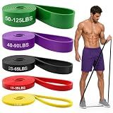 Renoj Resistance Bands for Working Out, 5 Levels Pull Up Assistance Bands Set for Workout, Exercise, Home Gym & Strength Training