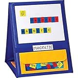 Godery Magnetic Desktop Tabletop Pocket Chart Stand, Double Sided Small Pocket Chart for Classroom Home (15" X 12.5")