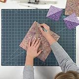 Creative Grids 15in Seam Guide Tool and Quilt Ruler – CGRSMN15 – Made in USA, Non-Slip Grip Acrylic Quilting, Sewing, Crafting, Patchwork Ruler for Marking, Measuring & Cutting Fabric