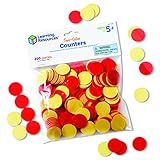 Learning Resources Two-Color Counters, Set of 200, Ages 5+, Grades K+, Educational Counting Sorting and Patterning, Family Counters,Back to School Supplies,Teacher Supplies
