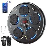 Music Boxing Machine, Boxing Machine Wall Mounted Music with Gloves, Smart Bluetooth Boxing Equipment, Boxing Music Workout Machine