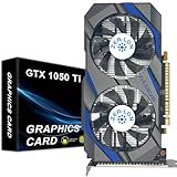 ZER-LON GeForce GTX 1050 Ti Gaming Graphics Card, 4GB GDDR5 128bit 1291MHz DP HDMI DVI-Output GPU, PCI Express 3.0 Support Up to 4K Video Card for Office and PC Gaming