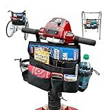 High Road Mobility Scooter Bag, Walker Caddy and Wheelchair Storage Bag - 8-Pocket Mobility Organizer with Bottle and Cup Holder for Wheelchairs, Walkers and Scooters