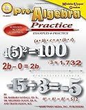 Mark Twain Pre-Algebra Workbook, Grade 7 and Up Algebra Prep Math Book, Integers, Algebraic Equations, Properties, Square Roots, Patterns, and More, Mathematics Classroom or Homeschool Curriculum