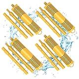 OBMAO Spa in-Filter Mineral Sticks Parts for Hot Tub Filter Cartridge with 4 Months Lifetime Universal for Pool&Hot Tub to Keep Water Clear(Yellow,4PCS)