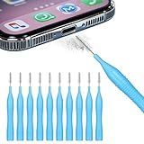 10Pcs Cell Phone Cleaning Kit, Multifunctional Mini Brushes Cleaner for 15 16 Pro Max Speaker and Receiver, Anti-Clogging Mini Cleaning Dust Remover Tools for Headphones Tablet Computer Camera