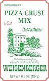 Weisenberger Pizza Crust Mix – Premade Pizza Dough Mix – Fresh Ingredients, No Preservatives, Includes Yeast - Just Add Water - Also Makes Breadsticks, Flatbread, and Calzones - 6.5 oz