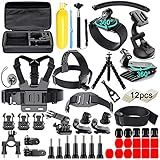 Appolab 61 in 1 Action Camera Accessories Kit for GoPro Hero 13 12 11 10 9 8 7 6, Gopro Max, GoPro Fusion, Xiaomi, Insta360, DJI Osmo Action, AKASO APEMAN, Campark, SJCAM