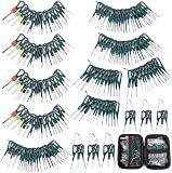 Terminal Removal Tool Kit 172 Pcs Depinning Tool Electrical Connector Pin Removal Tool Kit Pin Extractor Tool Set Wire Terminal Release Tool for Automotive Car Household Devices