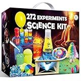 UNGLINGA 272 Experiments Science Kit for Kids, Chemistry Set, S.T.E.M Toys Boys Girls Birthday Gifts, Volcano, Crystal, Magic, Physics Lab Educational Learning Project