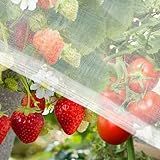 RAINFLOW Garden Netting Pest Barrier - 10 x 5 FT Insect Netting for Garden Protection,Mesh Netting Plant Row Covers,Garden Bed Plant Cover,Protecting Tree Plants Vegetable Flowers Fruits