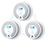 X-Sense Wireless Combination Smoke and CO Detector, XP0H-WN, 3-Pack
