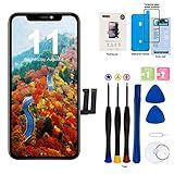 EFAITHFIX for iPhone 11 LCD Screen Replacement 6.1 Inch Frame Assembly LCD Display and 3D Touch Screen Digitizer with Repair Tools Kit for A2111, A2223, A2221 with Waterproof Adhesive Tempered Glass