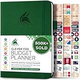 Clever Fox Budget Planner - Expense Tracker Notebook. Monthly Budgeting Organizer, Finance Logbook & Accounts Book, Bill Tracker, A5 (Dark Green)