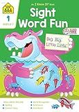 School Zone Sight Word Fun Workbook: 64 Pages, 1st Grade, Word Recognition, Spelling, Letter Sounds, Context Clues, Categorizing, Ages 6 to 7 (I Know It! Book Series)