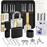 Door Locks Picking Home Padlocks Lock Set Storage with Key for Outdoor Indoor Use Improvement Simple Accessory Solid Brass Picks Kit Locks Waterproof with Stainless Steel Keys Long