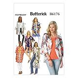 Butterick Patterns B6176ZZ0 Misses' Kimono Sewing Template, ZZ (LRG-XLG-XXL)