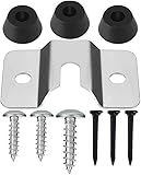 Silver Mounting Bracket Kit Screws Darts Boards for Wall Hanging Mounting Bracket Kit Darts and Equipment Nails, Stabilizers for Hanging Dartboard Leisure Sports and Game Room