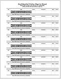Stock - Confidential Visitor Sign-in Book for "Healthcare" 500/Book, Min. 5 Book Purchase