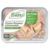 Just Bare® All Natural Fresh Chicken Wingettes & Drumettes | Family Pack | No Antibiotics Ever | Bone-In | 2.0 LB