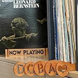 Y-II 29Pcs Vinyl Record Dividers Alphabetical Dividers Vinyl Records A-Z, Premium Wood Record Divider for Albums CD Bookshelf Dividers (Walnut wood color)