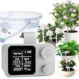 Automatic Plant Waterer Indoor Plant Watering Devices System, Self Drip Irrigation System Kit for Indoor Outdoor Garden, Adjustable Drippers, Water 15 Plants