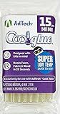 AdTech Ultra Low Temp Cool Glue Sticks, Mini 4-Inch – 15-Pack for Safe Crafting & DIY, Fast Bonding, Ideal for Delicate Materials, Fits Low Temp Mini Glue Guns, Made in USA