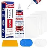 Air Mattress Patch Kit, Heavy Duty Inflatable Patch Repair Kit, Safe, Gentle, and All-in-One Vinyl PVC Glue for Blow Up Bed, Above Pool, Underwater Liners, Bounce House, Hot Tub and More