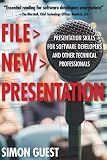 File > New > Presentation: Presentation Skills for Software Developers and Other Technical Professionals