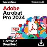 Adobe Acrobat Pro 2024| PC/Mac Code | Software Download | PDF Software | 3-year term license | non-renewing | Activation Required