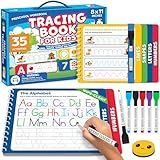 Preschool Learning Activities - Tracing Books for Kids Ages 3-5 - Toddler Handwriting Practice - Letter Tracing for Kids Preschool Kindergarten Workbooks 3-4, 4-5 Learning Books - 3 year old boy gift