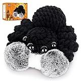 Crochetta Crochet Kit for Beginners, Crochet Starter Kit w Step-by-Step Video Tutorials, Beginner Crochet Kit for Adults Kids Women Men Complete Kit Included (Halloween Spider)