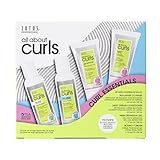 All About Curls Essential Moisture Starter Kit | 4-Piece Set | Curly Hair Products | Cleanse, Condition, Moisturize, Define | All Curly Hair Types | Vegan & Cruelty Free | Sulfate Free