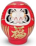 Darumadoll 3.7inch Tall (Red), Traditional Crafts, Handcrafted in Japan