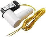 Little Giant ACS-5 90 Degree Secondary Condensate Drain Overflow Detection Safety Switch, 24 VAC Input Voltage, 5 Amp Capacity, 72-Inch Lead Wires, Black/White, 14940157