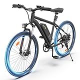 Flydone Electric Mountain Bike for Adults 1000W Peak 55 Miles+ 20MPH Adult Electric Bicycles 26" Ebikes for Road Sand Mountain （1000W Peak Ebike）