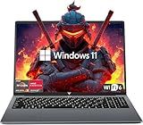 KAIGERR Gaming Laptop, Laptop with AMD Ryzen 3 4300U(Up to 3.7GHz), 16GB DDR4 512GB SSD Laptop Computer, 16.0inch Windοws 11 Laptop, 1920P FHD Display, WiFi 6, USB3.2, Type_C