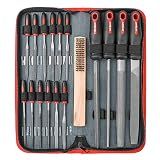 Hi-Spec Metal Hand & Needle File Tool Kit Half-Round Round & Triangle Files