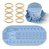 Audvln Shop Vac Filters VF2002 – 8-Pack Reusable Wet Dry Vac Disc Filters with 8pcs Retaining Bands for 5 Gallon and Larger Shop Vac Wet/Dry Vacuum Cleaners